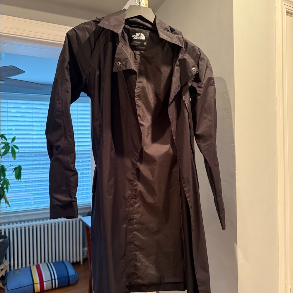 The North Face Women’s Long Black Raincoat
